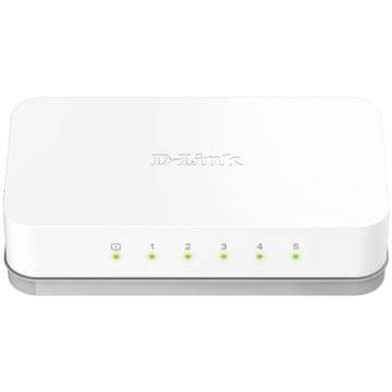 D-Link Stolni Ethernet preklopnik 5 portova 10 100 Mbps bez ventilatora