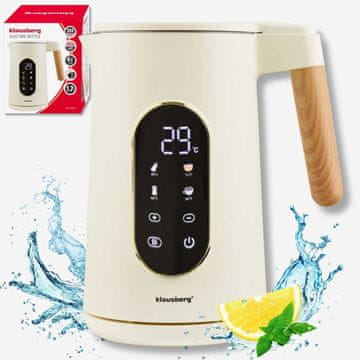 KLAUSBERG ELEKTRIČNI KUHALO ZA VODU 1,7 L KB-9005 REGULACIJA TEMPERATURE