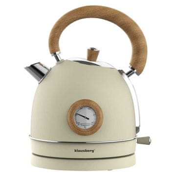 KLAUSBERG ELEKTRIČNI KUHALO ZA VODU 1,8 L S TERMOMETROM KLAUSBERG KB-7906 RETRO