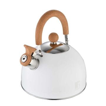 Bergner ČELIČNI KUHALO ZA VODU S ZVIŽDALJKOM 2,3 L BERGNER BG-37304 NATURALLY