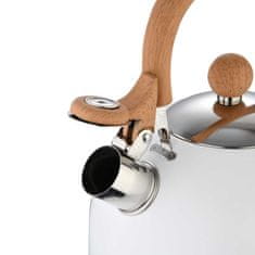 Bergner ČELIČNI KUHALO ZA VODU S ZVIŽDALJKOM 2,3 L BERGNER BG-37304 NATURALLY