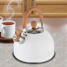 Bergner ČELIČNI KUHALO ZA VODU S ZVIŽDALJKOM 2,3 L BERGNER BG-37304 NATURALLY