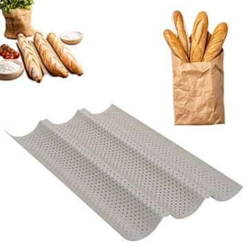 KINGHoff KINGHOFF KH-1970 ČELIČNI BAGUETTE OBLIK