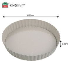 KINGHoff KALUPA ZA TART Ø25cm S UKLONJIVIM DNOM KINGHOFF KH-1969