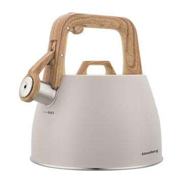 KLAUSBERG ČELIČNI KUHALO ZA VODU S ZVIŽDALJKOM 2,5 L KLAUSBERG KB-7917
