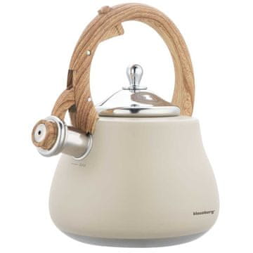 KLAUSBERG ČELIČNI KUHALO ZA VODU S ZVIŽDALJKOM 2,8 L KLAUSBERG KB-7919
