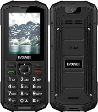 Evolveo Mobilni telefon StrongPhone X5 Black Grey