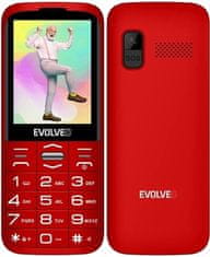 Evolveo Mobilni telefon EasyPhone XO crveni