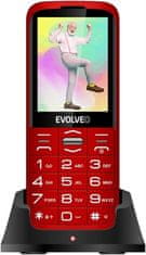 Evolveo Mobilni telefon EasyPhone XO crveni