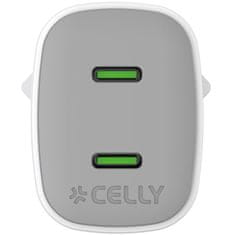 CELLY GaN USB C PD punjač 45W 2xUSB C