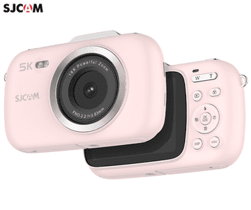 SJCAM ZV100 digitalna kamera, 5K Ultra HD+, 80MP, mikrofon, zvučnik, roza