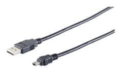 USB A - Mini USB B 8P 1.8m M-M