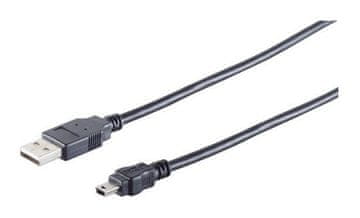 USB A - Mini USB B 8P 1.8m M-M