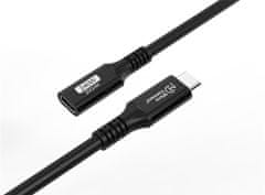MicroConnect Premium USB-C produžni kabel 1.5m, 20Gbps, 100W, USB 3.2 Gen 2x2