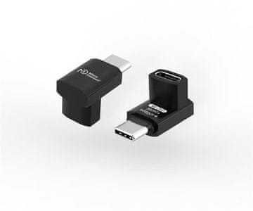 MicroConnect Premium USB4 3x2 USB-C kutni adapter, 240W, 40Gbps