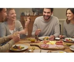 Alpina Daska za serviranje i rezanje XXL, izdržljivo drvo, jednostavno čišćenje, 57x30x2cm, smeđa