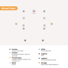 White Shark Stalak za volan i pedale RSC-A05 CONQUEROR-2
