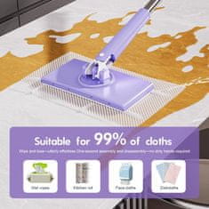 Netscroll Pribor za čišćenje s glavom od 360 stupnjeva za podove, prozore i namještaj, RapidMop.