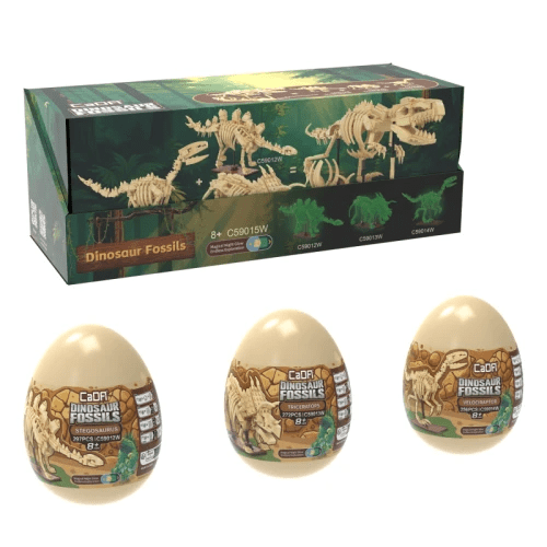 CaDA Tray of 3 Dinosaur Eggs (C59015W)