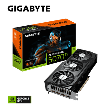 Gigabyte Grafička kartica GeForce RTX 5070 Ti WINDFORCE OC V2 16G, 16GB GDDR7, PCI-E 5.0 pjenilica mlijeka