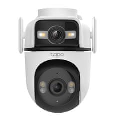 TP-Link Tapo C545D 3MP 2K + 3MP 2K dvostruka nadzorna kamera, vanjska, panoramska/nagibna, u boji (TAPO C545D)