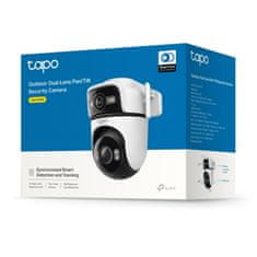 TP-Link Tapo C545D 3MP 2K + 3MP 2K dvostruka nadzorna kamera, vanjska, panoramska/nagibna, u boji (TAPO C545D)