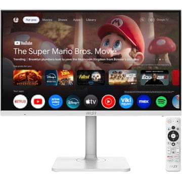MSI Modern MD272UPSW monitor, 68,5 cm (27), 4K UHD, IPS, 60 Hz, 4 ms, bijeli
