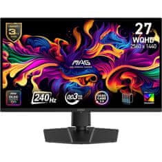 MSI MAG 273QP QD‑OLED X24 monitor, 68,5 cm (27), WQHD, 240 Hz, 0,03 ms