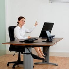 HOME & MARKER® Podesiva viseća mreža za noge s memorijskom pjenom, ergonomska, prijenosna | FOOTHANG