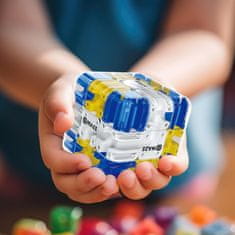 JOJOY® 3D mozgalica labirint kocka, edukativna igra za djecu i odrasle, ABS 7x7 cm | THINKCUBE Plava