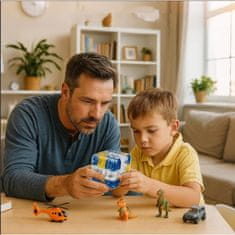 JOJOY® 3D mozgalica labirint kocka, edukativna igra za djecu i odrasle, ABS 7x7 cm | THINKCUBE Plava