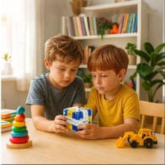 JOJOY® 3D mozgalica labirint kocka, edukativna igra za djecu i odrasle, ABS 7x7 cm | THINKCUBE Plava