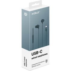 CELLY Slušalice u uhu USB C 1,2 m mikrofon