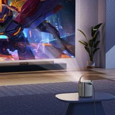 Hoco DT4 Bluetooth projektor Wi-Fi Android HD 720P, sivi