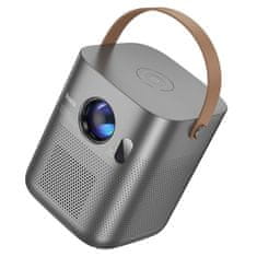 Hoco DT4 Bluetooth projektor Wi-Fi Android HD 720P, sivi