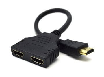 Gembird Adapter Gembird DSP-2PH4-04 (HDMI M - 2x HDMI Ž; 0,20m; crna boja)