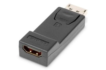 Digitus Adapter displayport 1080p 60hz fhd tip dp/hdmi a m/Ž crni