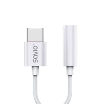 SAVIO Savio adapter usb-c - mini jack 3,5 mm (ž) ak-51