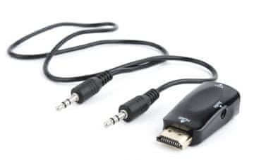 Gembird Adapter hdmi-a(m)->vga(ž)+audio
