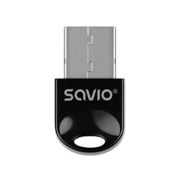 SAVIO USB Bluetooth 5.3 + EDR dual mode adapter za računalo, 3 MB/s, domet 20m, BT-060