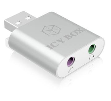 IcyBox Adapter ib-ac527 usb na audio