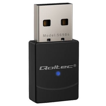 Qoltec Bežični mini Wi-Fi 6 adapter | ax standard | Bluetooth 5.4 | USB | 900 Mbps