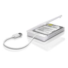 AXAGON Adsa-1s adapter usb 2.0 sata za brzo spajanje 2.5" ssd/hdd s kutijom