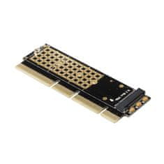 AXAGON Pcem2-1u unutarnji adapter pcie x16/x8/x4, m.2 nvme m-key slot, 1u