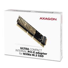 AXAGON Pcem2-1u unutarnji adapter pcie x16/x8/x4, m.2 nvme m-key slot, 1u