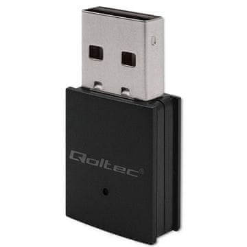 Qoltec Bežični adapter ultra brzi mini wifi standard ac | bt 4.0usb | 600mbps