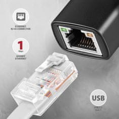 AXAGON Ade-arc mrežna kartica gigabit ethernet adapter, usb-c 3.2 gen 1, automatska instalacija