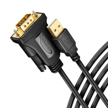 slomart AXAGON ADS-1PQN USB 2.0 na serijski RS-232 adapter, 1.5m