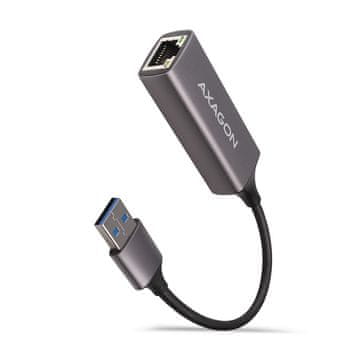 AXAGON Ade-tr gigabitni ethernet mrežni adapter, USB-A 3.2 gen 1, automatska instalacija, metalni, titan siva