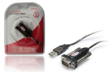 Unitek Adapter usb - 1xrs-232 + adapter db9f/db25m; y-105a